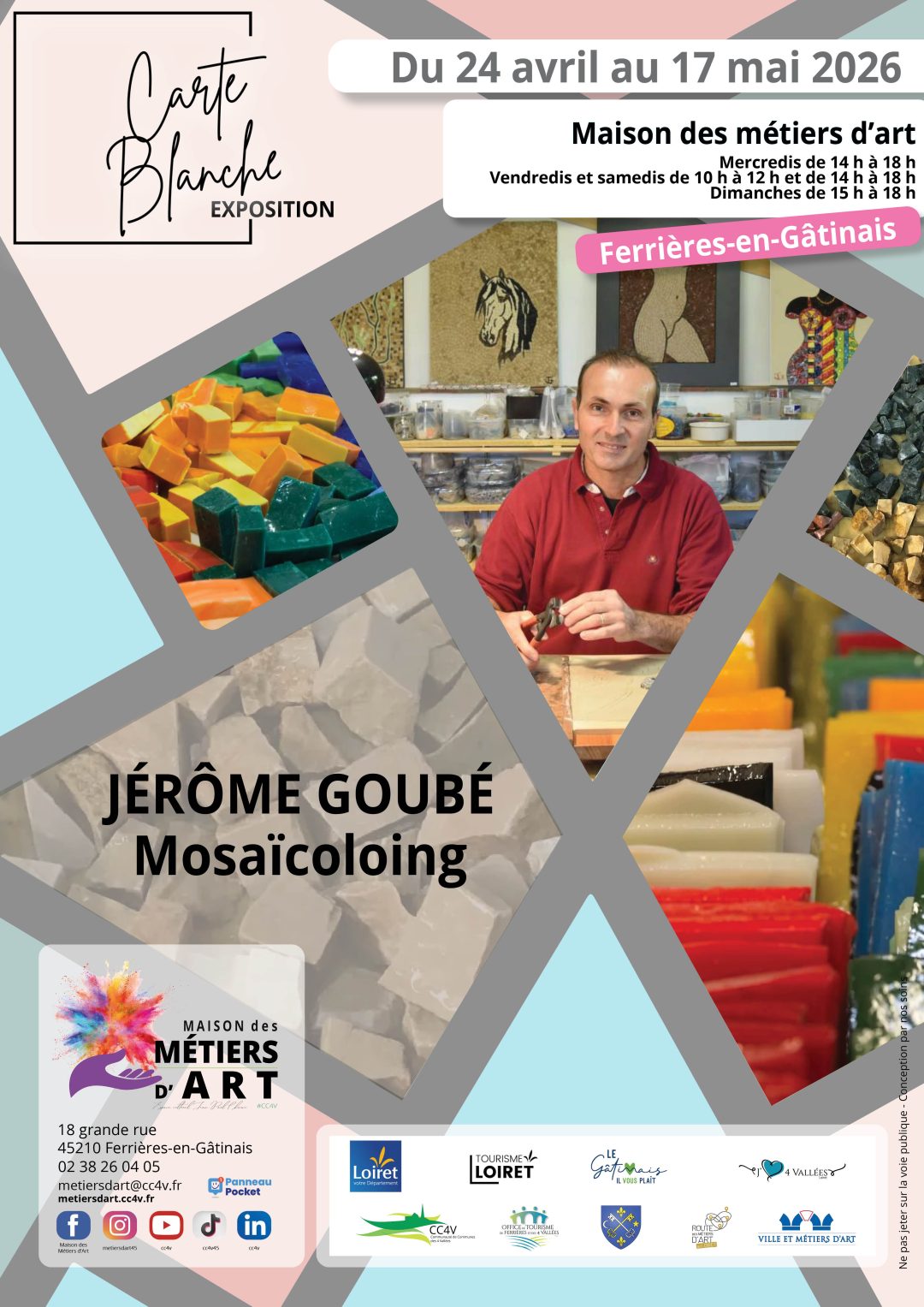 Exposition Carte Blanche « Mosaïcoloing »