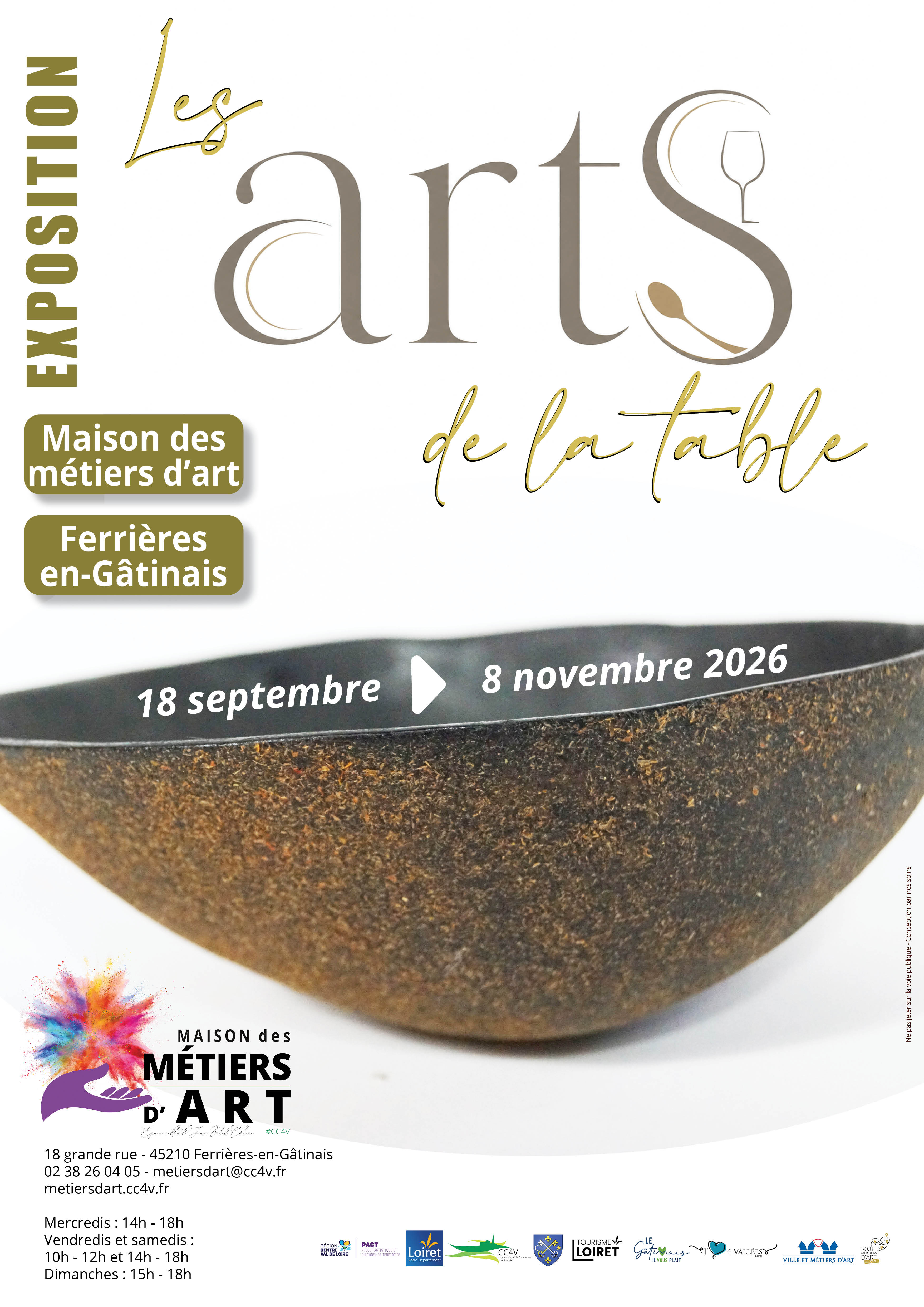 Exposition « les arts de la table »